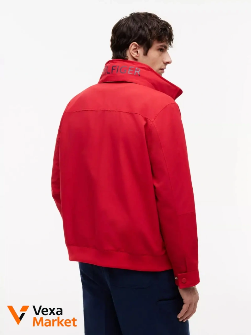 Мужская куртка Tommy Hilfiger красная — фото 4
