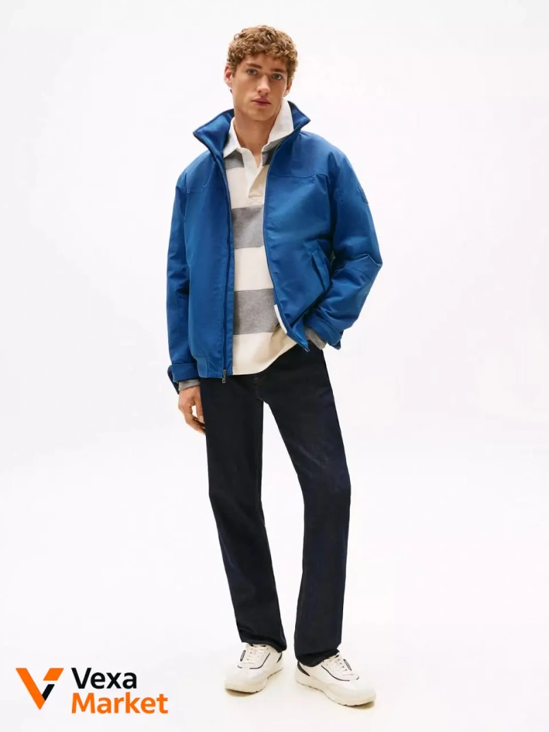 Мужская куртка Tommy Hilfiger красная — фото 7