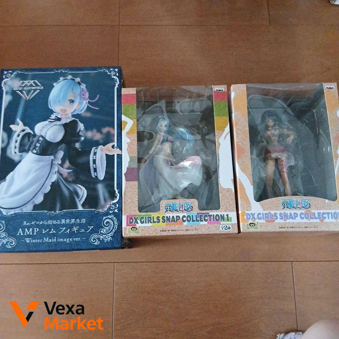 Коллекционные фигурки Re:Zero и One Piece
