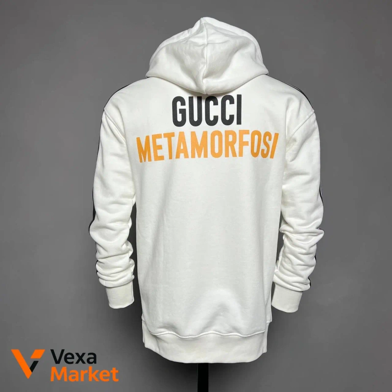 Худі Gucci&Adidas біле розмір 2XL — фото 3