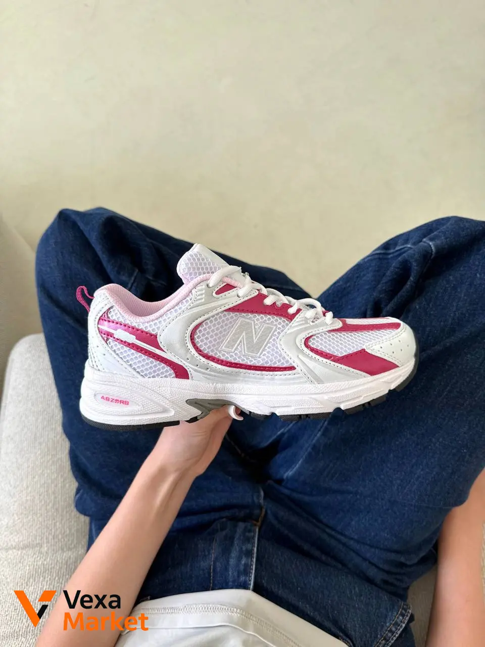 New Balance 530 White Pink