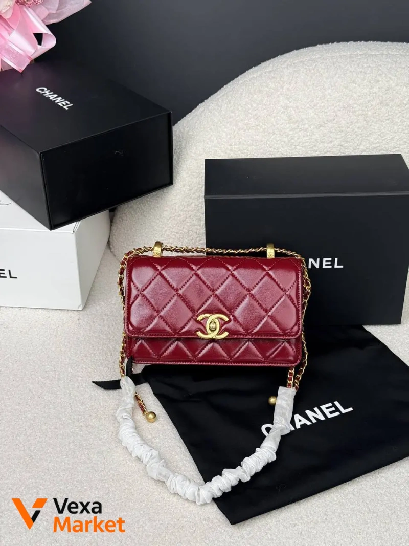 Chanel Mini Flap Bag из гладкой кожи — фото 2