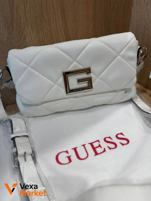 Женская сумка Guess белая