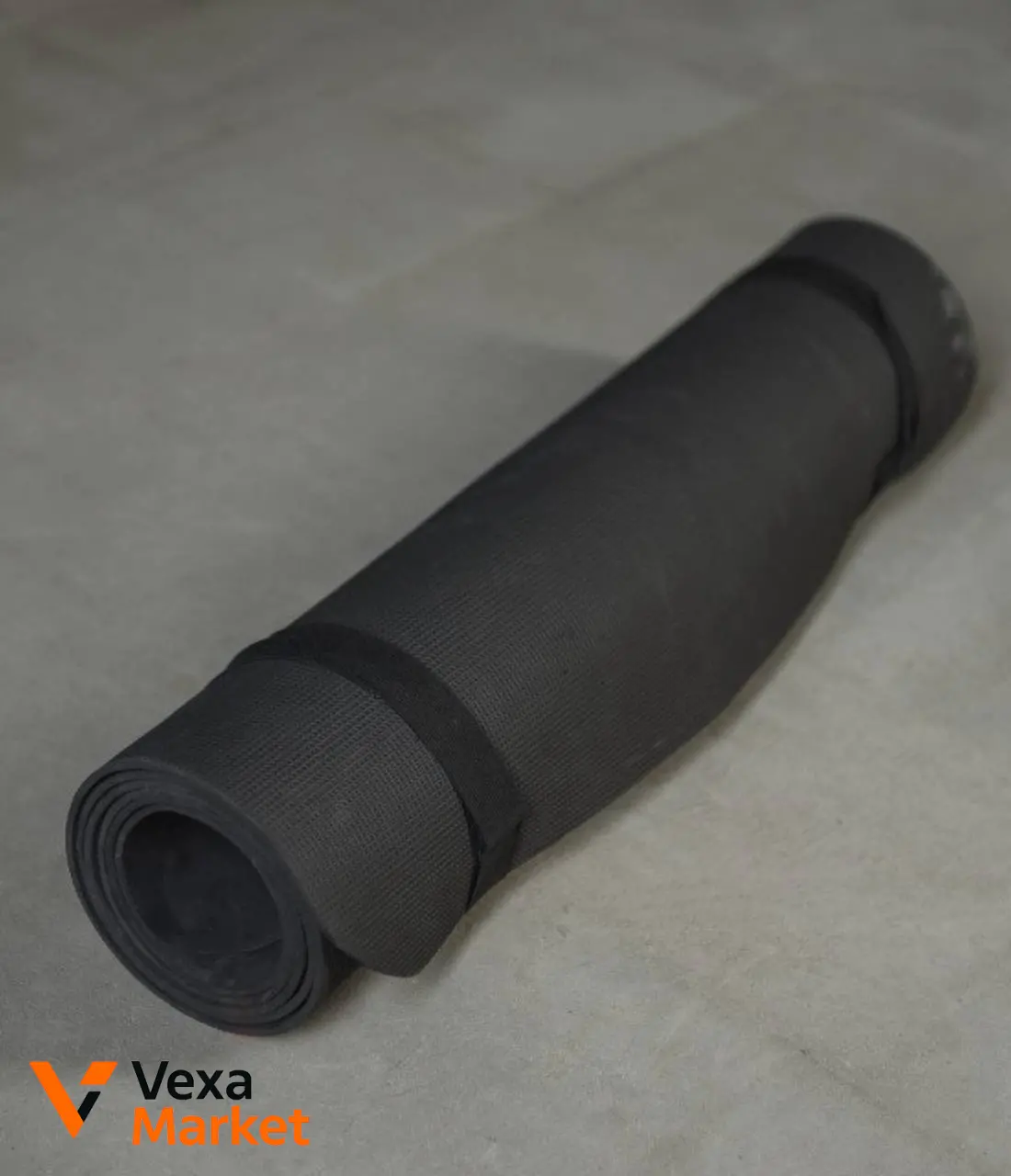 Каремат туристический EVA 180x60 см, толщина 4 мм, черный