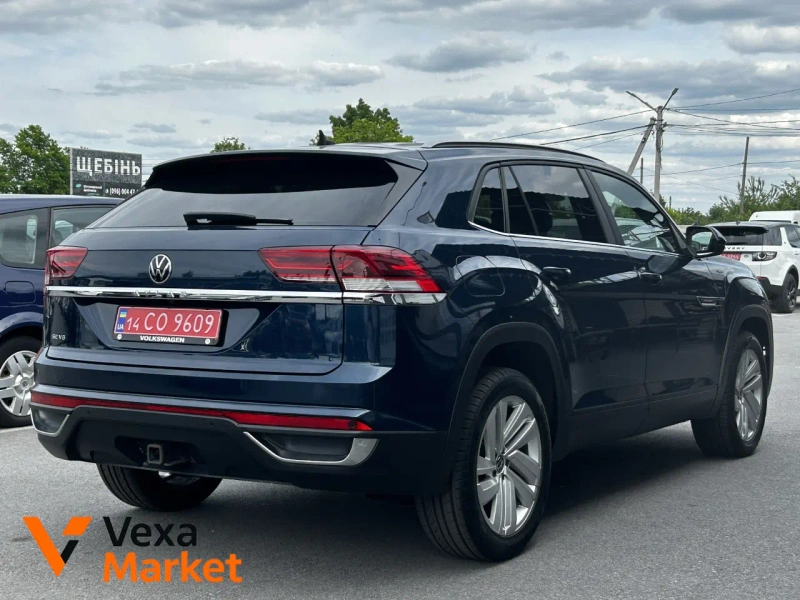 Volkswagen Atlas Cross Sport 2020 3.6L Синий — фото 2