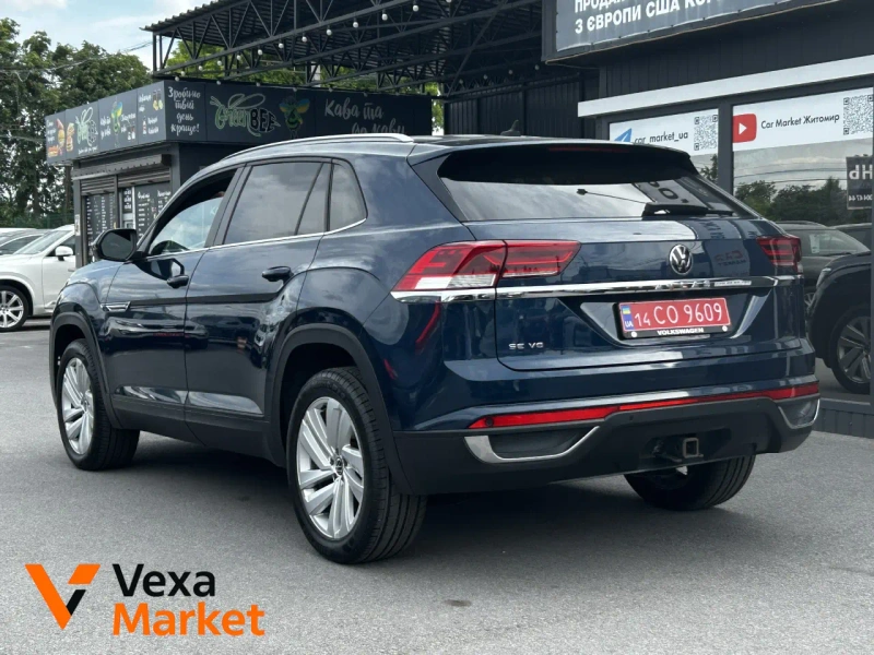 Volkswagen Atlas Cross Sport 2020 3.6L Синий — фото 3