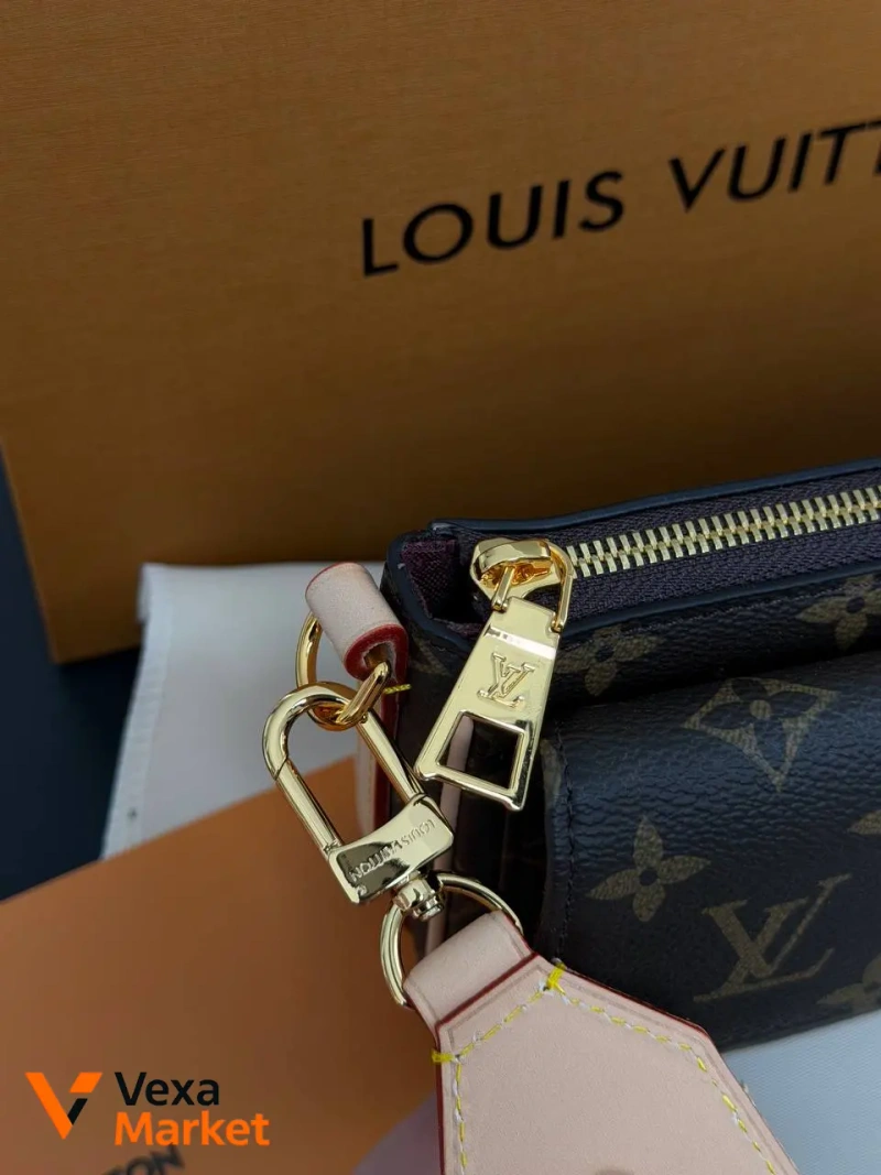 Louis Vuitton Handbag шкіра та канва — фото 2