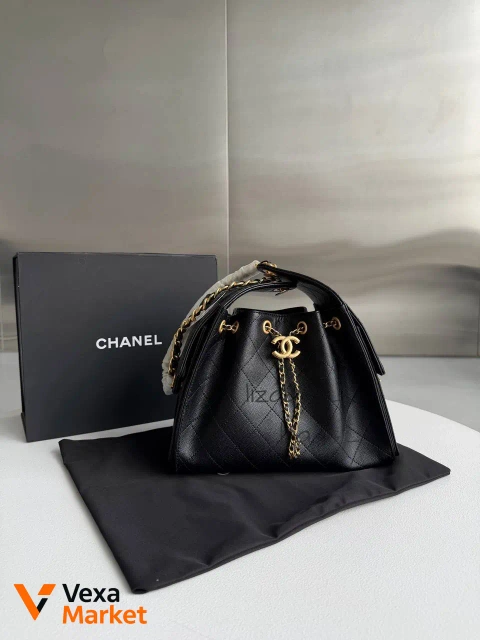 Chanel Hobo 25 ΡΠ΅ΡΠ½Π°Ρ Π·Π΅ΡΠ½ΠΈΡΡΠ°Ρ ΠΊΠΎΠΆΠ°