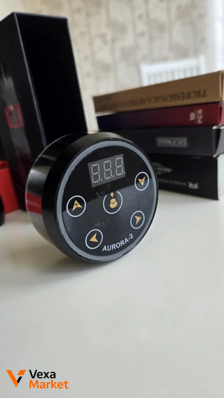 Тату машинка Spektra Xion CARTRIDGE RUBY и блок питания Aurora2
