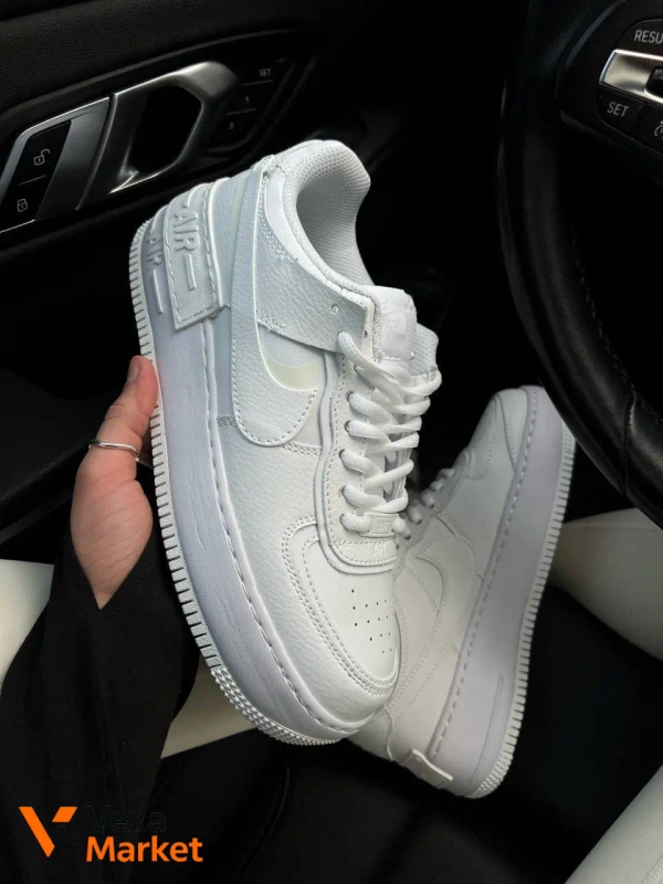 Nike AF1 Shadow White Premium Женские кроссовки