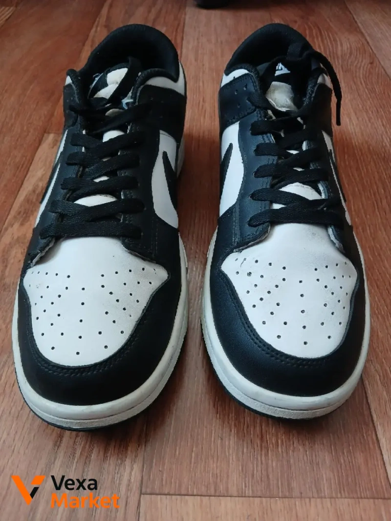 Кросівки Nike Dunk Low, чорно-білі, розмір 44 — фото 3