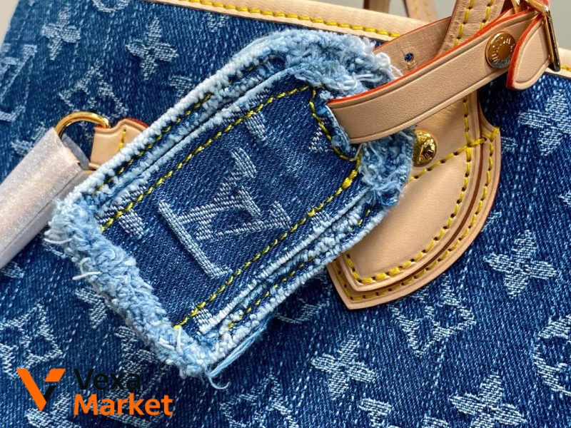 Сумка Louis Vuitton Neverfull Denim MM — фото 5