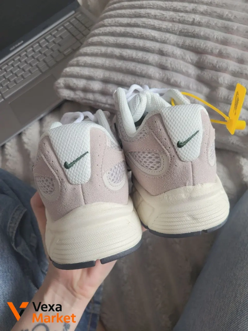 Nike V5 Замша Текстиль Бежевые Зеленые Кроссовки Мужские Женские 36-41 — фото 5