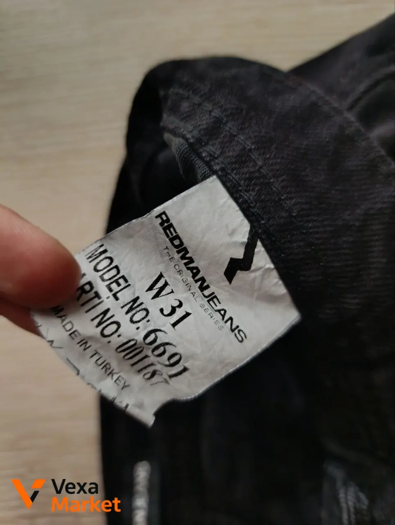 Чорні джинси REDMAN JEANS розмір 31(M) — фото 4