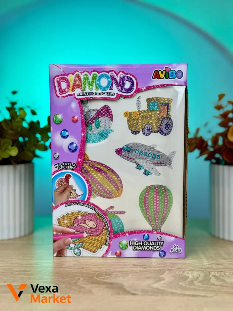 Набор алмазных стикеров для творчества "Diamond Painting Stickers" — фото 2