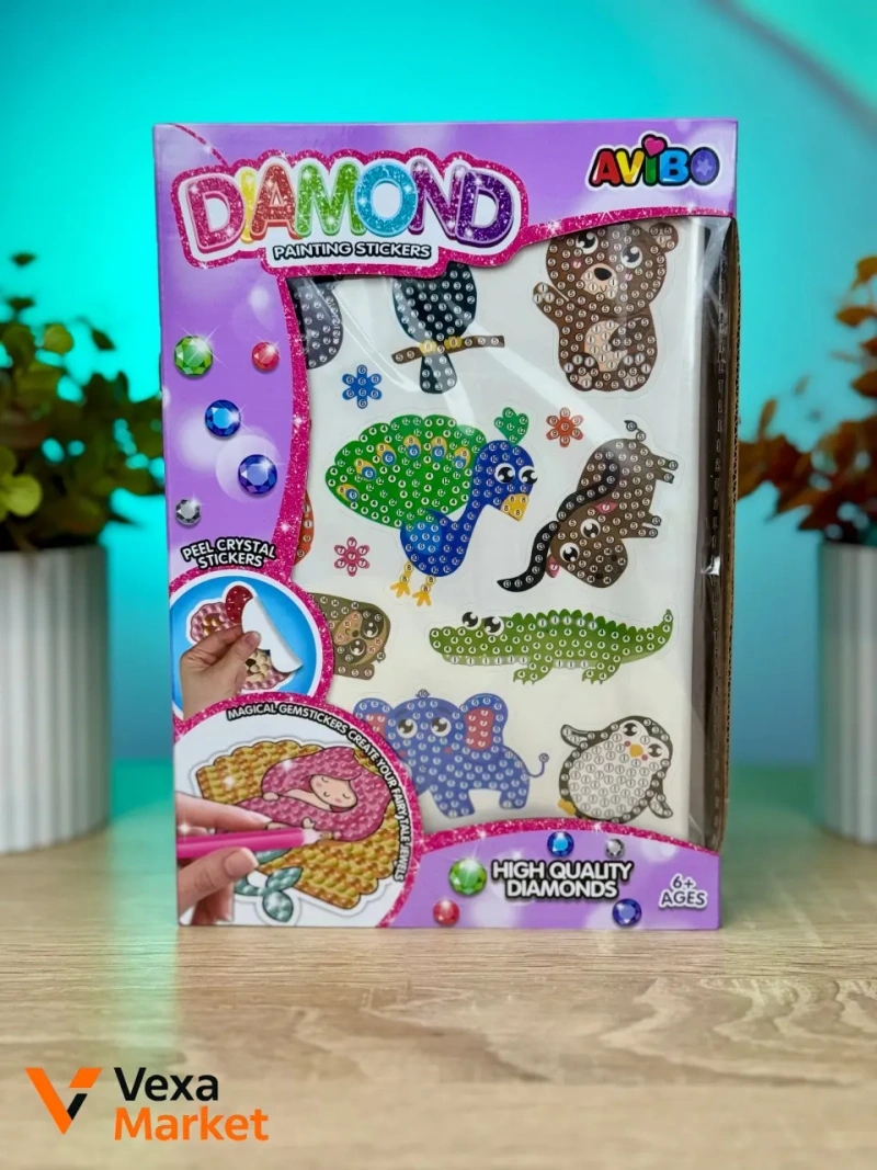 Набор алмазных стикеров для творчества "Diamond Painting Stickers" — фото 3
