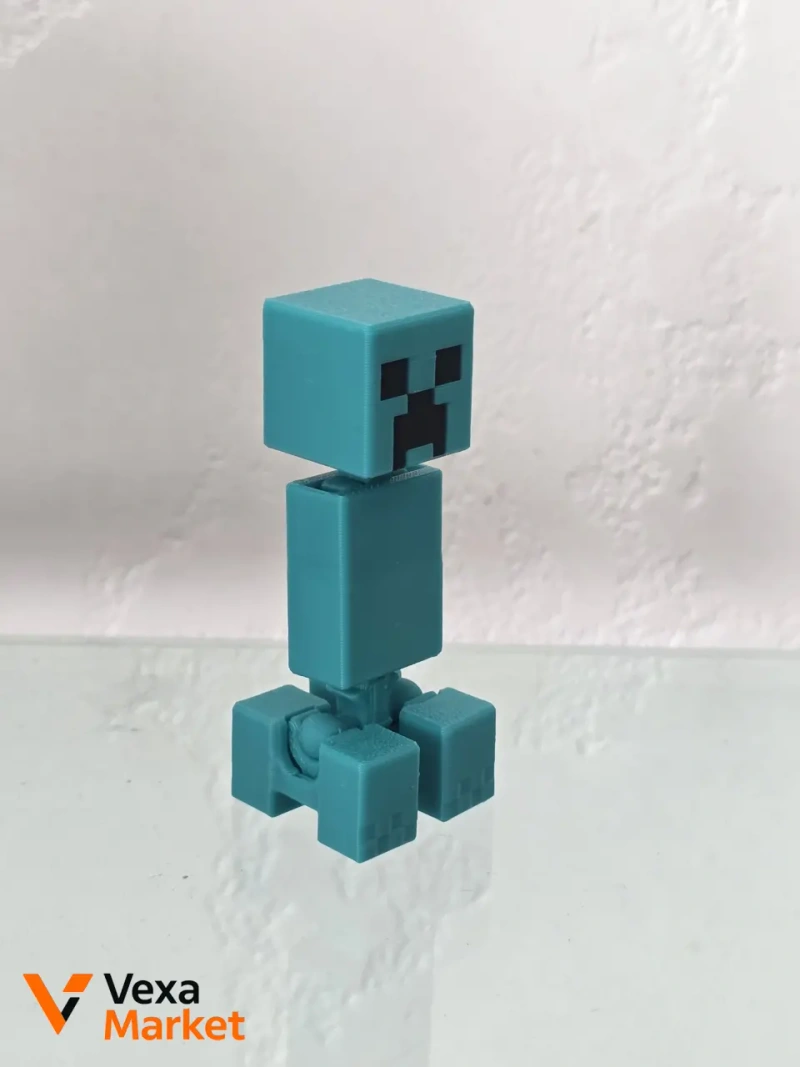 Фігурка Кріпер з Minecraft, рухома, будь-який колір — фото 2
