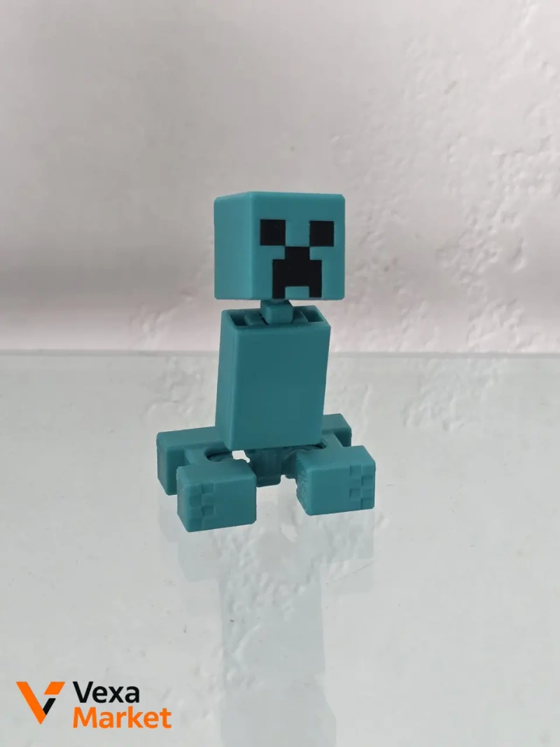 Фігурка Кріпер з Minecraft, рухома, будь-який колір — фото 4