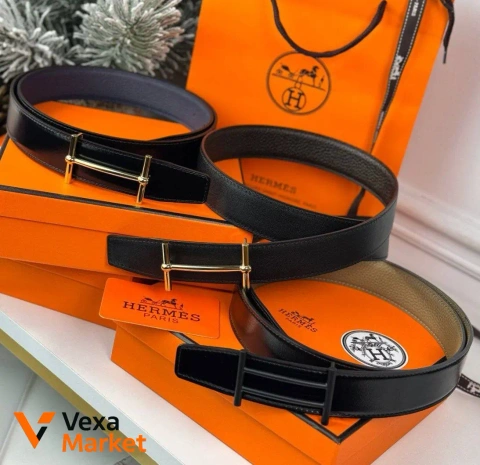 Π Π΅ΠΌΡΠ½Ρ Hermes Π΄Π²ΠΎΡΡΠΎΡΠΎΠ½Π½ΡΠΉ ΡΠΈΠ½ΡΠΉ/ΡΠΎΡΠ½ΠΈΠΉ, ΠΊΠ°Π²ΠΎΠ²ΠΈΠΉ/ΡΠΎΡΠ½ΠΈΠΉ, ΡΠΎΠΊΠΎΠ»Π°Π΄Π½ΠΈΠΉ/ΡΠΎΡΠ½ΠΈΠΉ (ΠΏΡΡΠΆΠΊΠ° Π·ΠΎΠ»ΠΎΡΠΎ/ΡΠΎΡΠ½Π°) Π΄ΠΎΠ²ΠΆΠΈΠ½Π° 95 ΡΠΌ