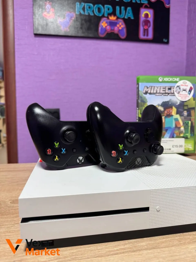 Xbox One S з дисководом та грою Minecraft — фото 3