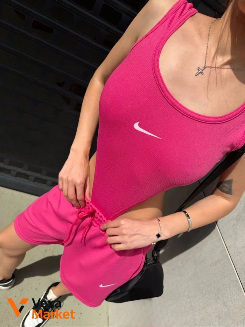Костюм Nike жіночий (боді + шорти) — фото 3