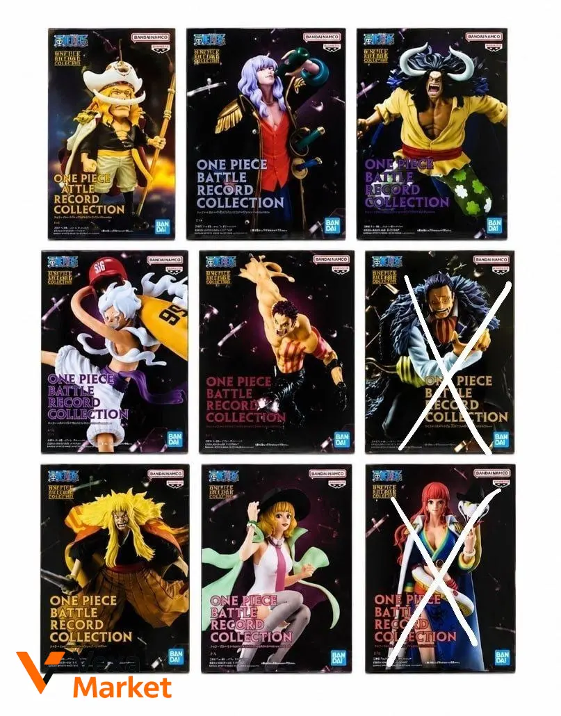Коллекционные фигурки One Piece Battle Record Collection