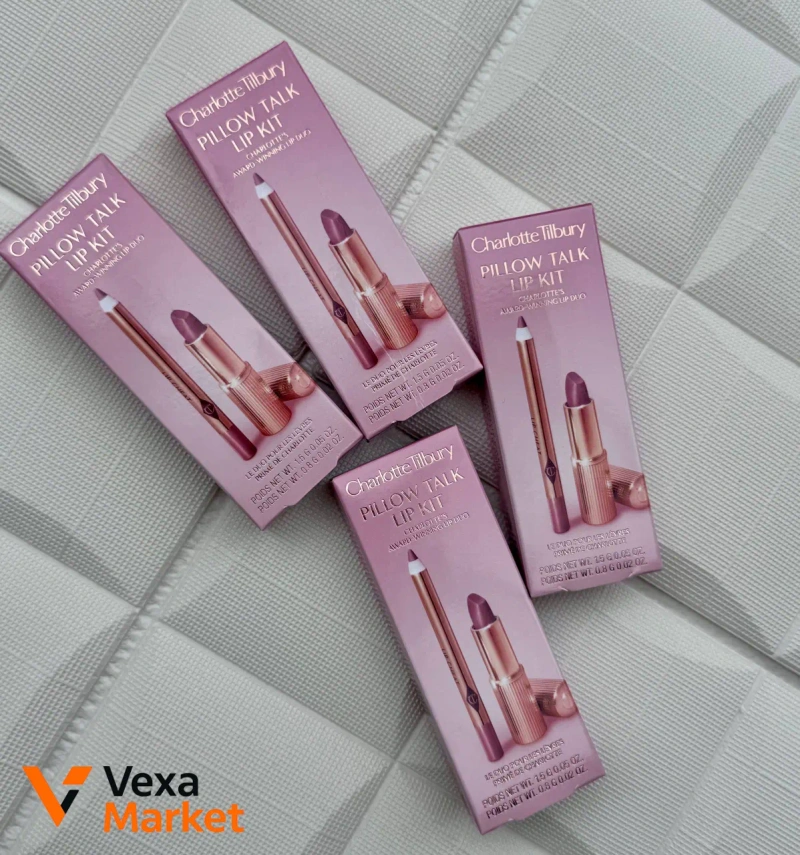 Набір для губ Charlotte Tilbury Pillow Talk Fair - олівець та помада — фото 8
