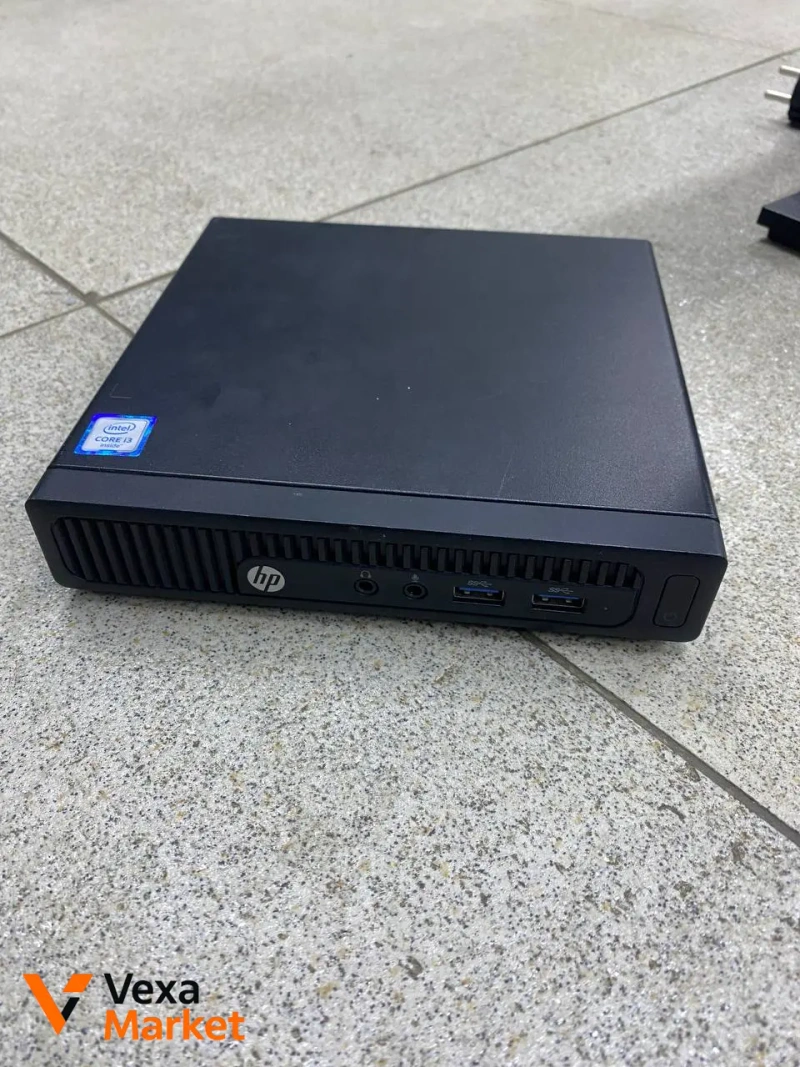 Мини ПК HP + Монитор Dell Core i3-6100u, 4GB RAM, 120GB SSD — фото 2