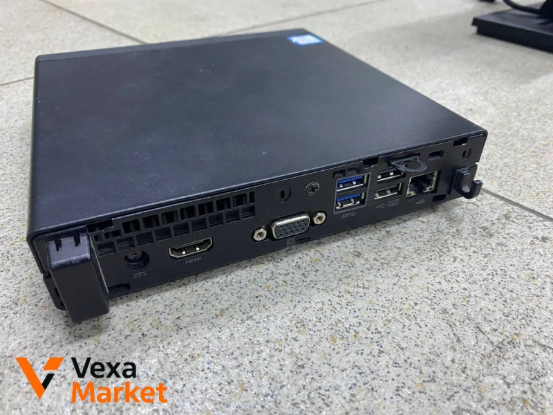 Мини ПК HP + Монитор Dell Core i3-6100u, 4GB RAM, 120GB SSD — фото 3