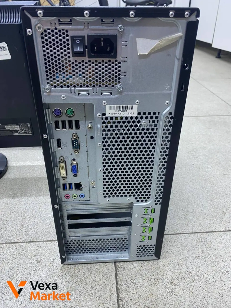 ПК Fujitsu + Монитор Asus VW225, Core i3-4130, 8GB RAM, 120GB SSD, 500GB HDD — фото 2
