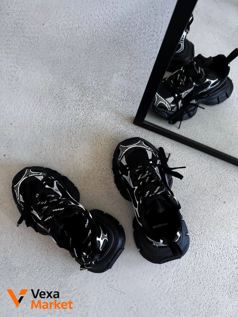 Balenciaga 3XL Black Premium кроссовки — фото 3
