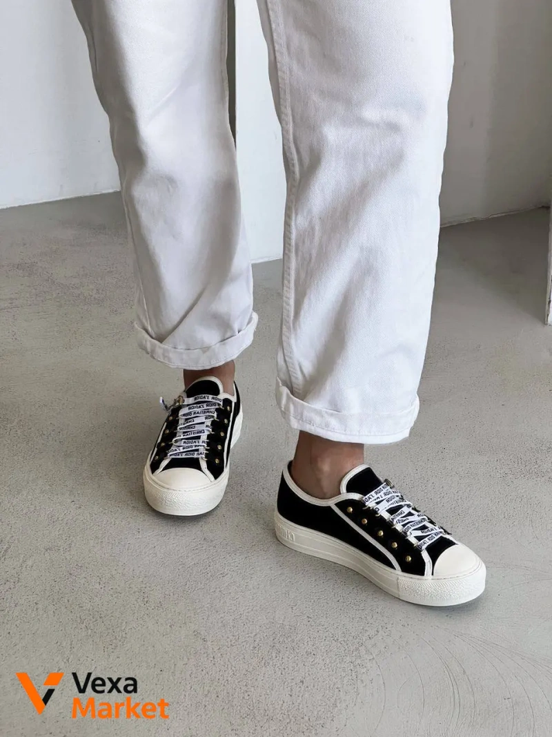 DIOR B23 Low Black Premium кроссовки — фото 5
