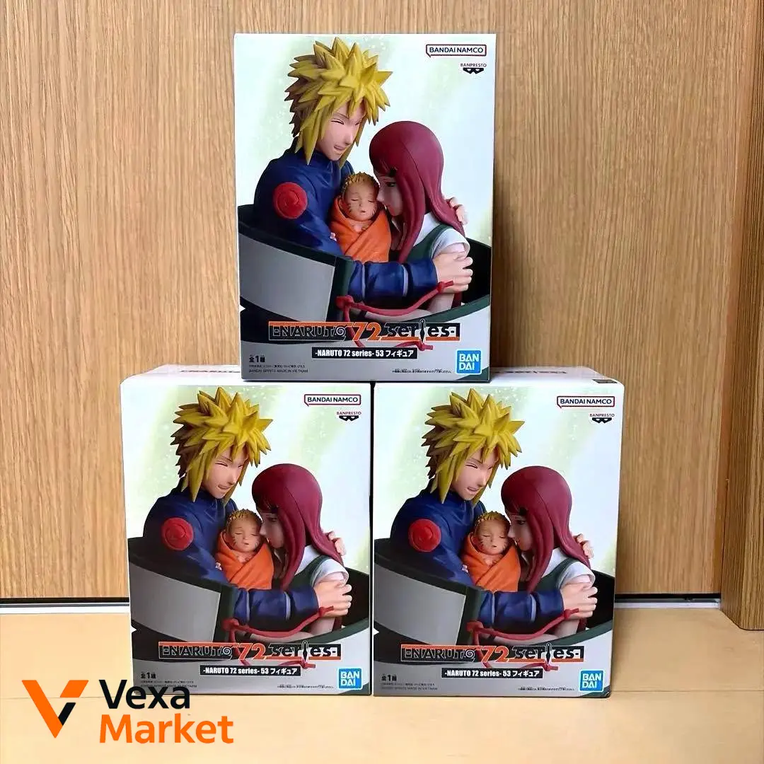 Фігурки Naruto Minato, Kushina та Naruto Uzumaki (дитина)