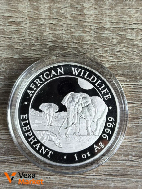 Монета Сомалі "Слон" 1 oz Ag 999.9 2026