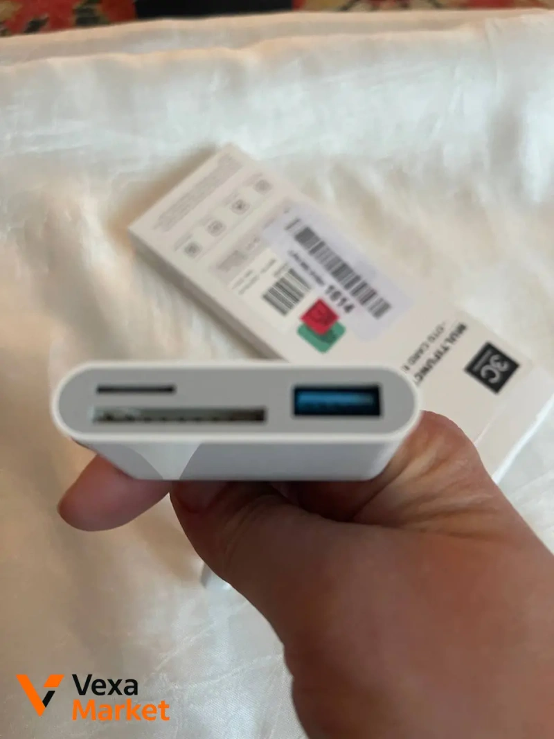 3C Accessories Многофункциональный OTG кардридер Lightning/USB-C SD/microSD — фото 3