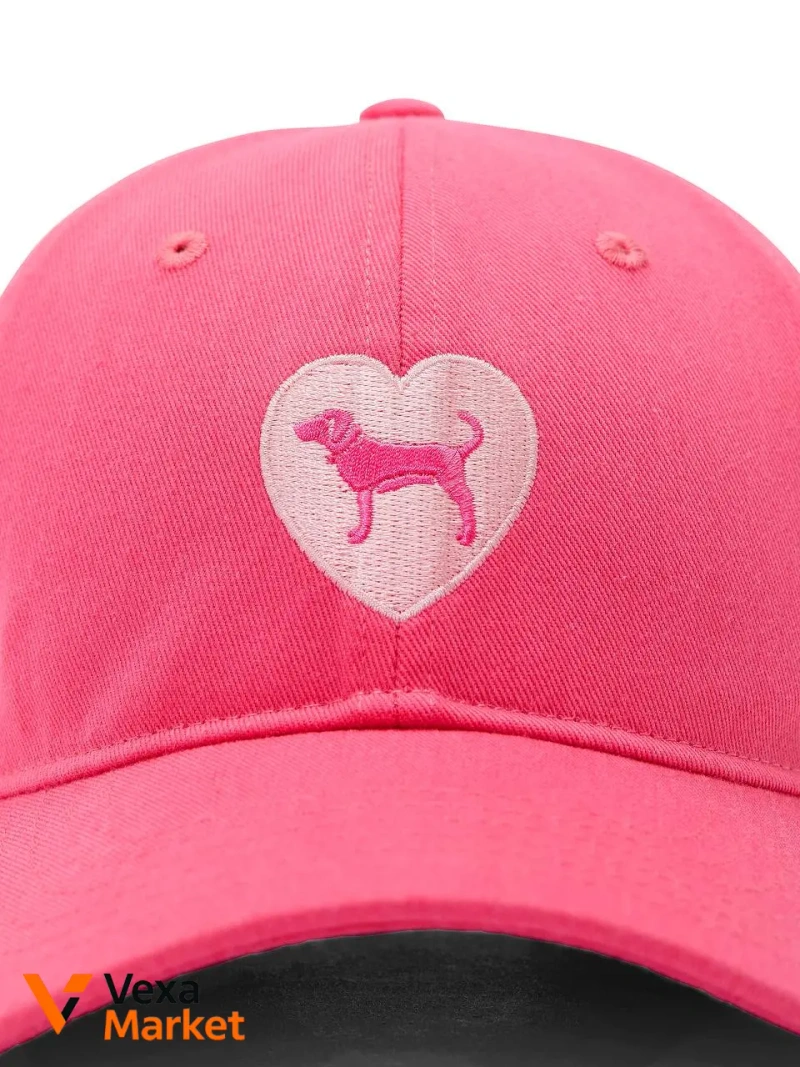 Кепка Pink з вишивкою собаки — фото 6