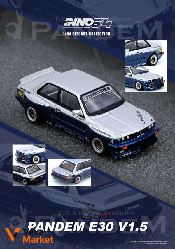 Колекційні моделі Inno64 1:64 (E30 M3, RX7 FD3S, S2000, GT-R)