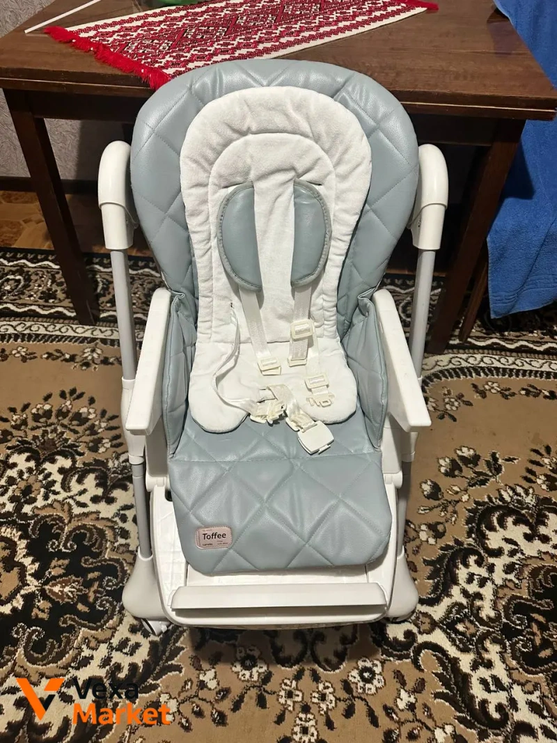 Стільчик для годування Carello Toffee CRL-9502/3 Cloud Grey — фото 3