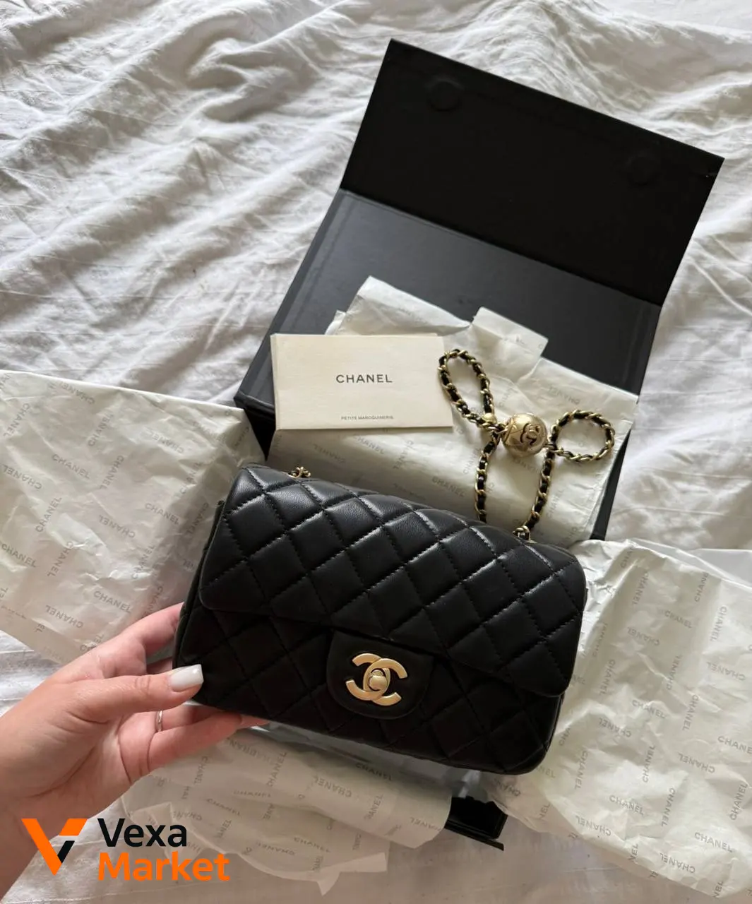 Сумка Chanel шкіряна чорна