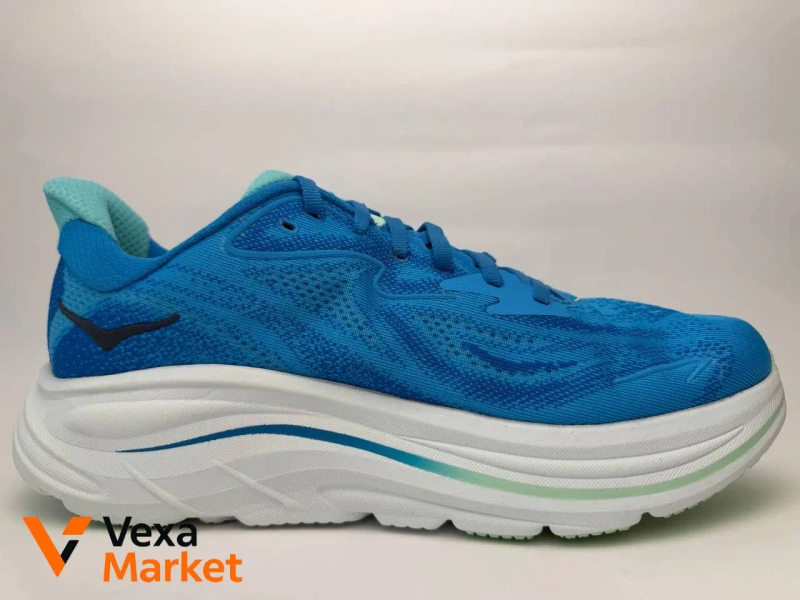 Hoka Clifton 10 синие мужские кроссовки — фото 2