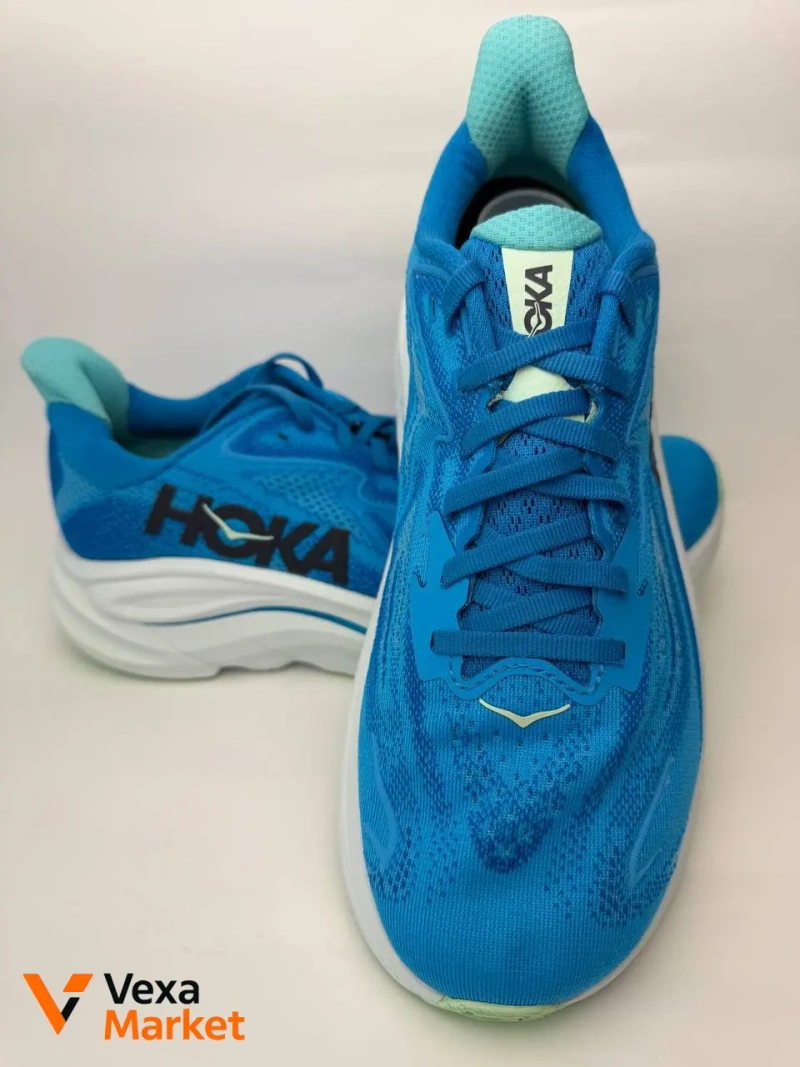 Hoka Clifton 10 синие мужские кроссовки — фото 3