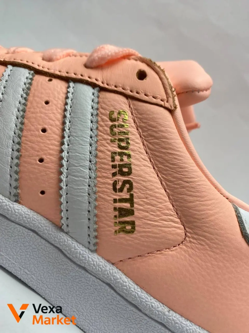 Adidas Superstar B42001 рожеві жіночі кросівки — фото 4