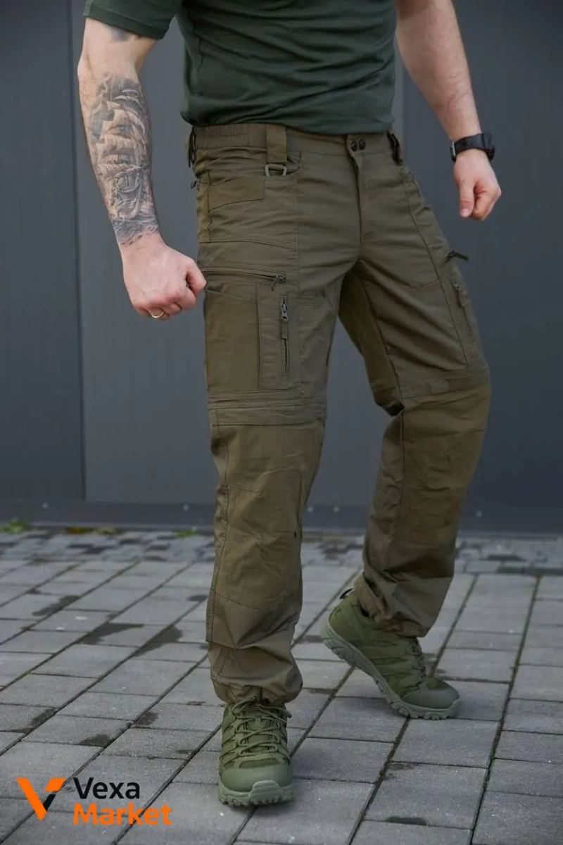 Штани тактичні карго YINREN 4.0 Grey — фото 6