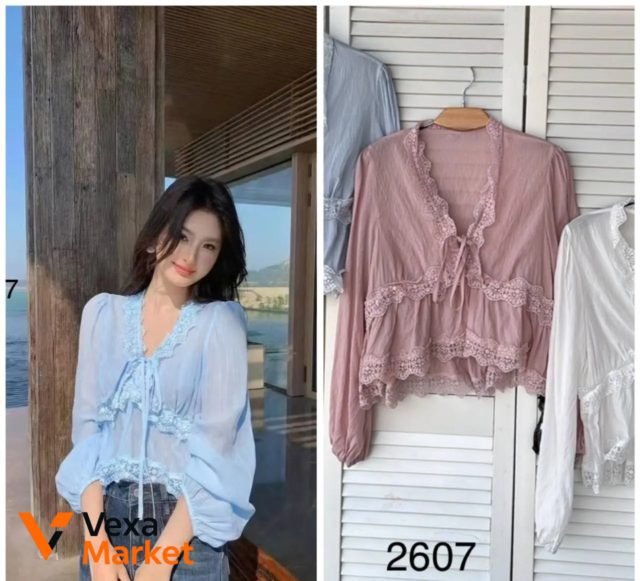 Жіноча блузка код 2607