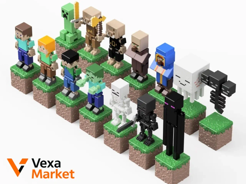 Фигурки Minecraft на заказ — фото 2