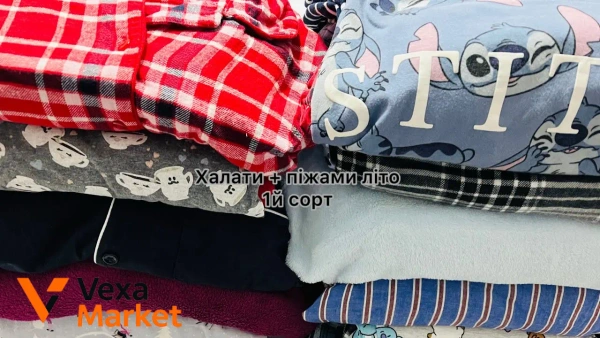 Халати + піжами оптом 1й сорт
