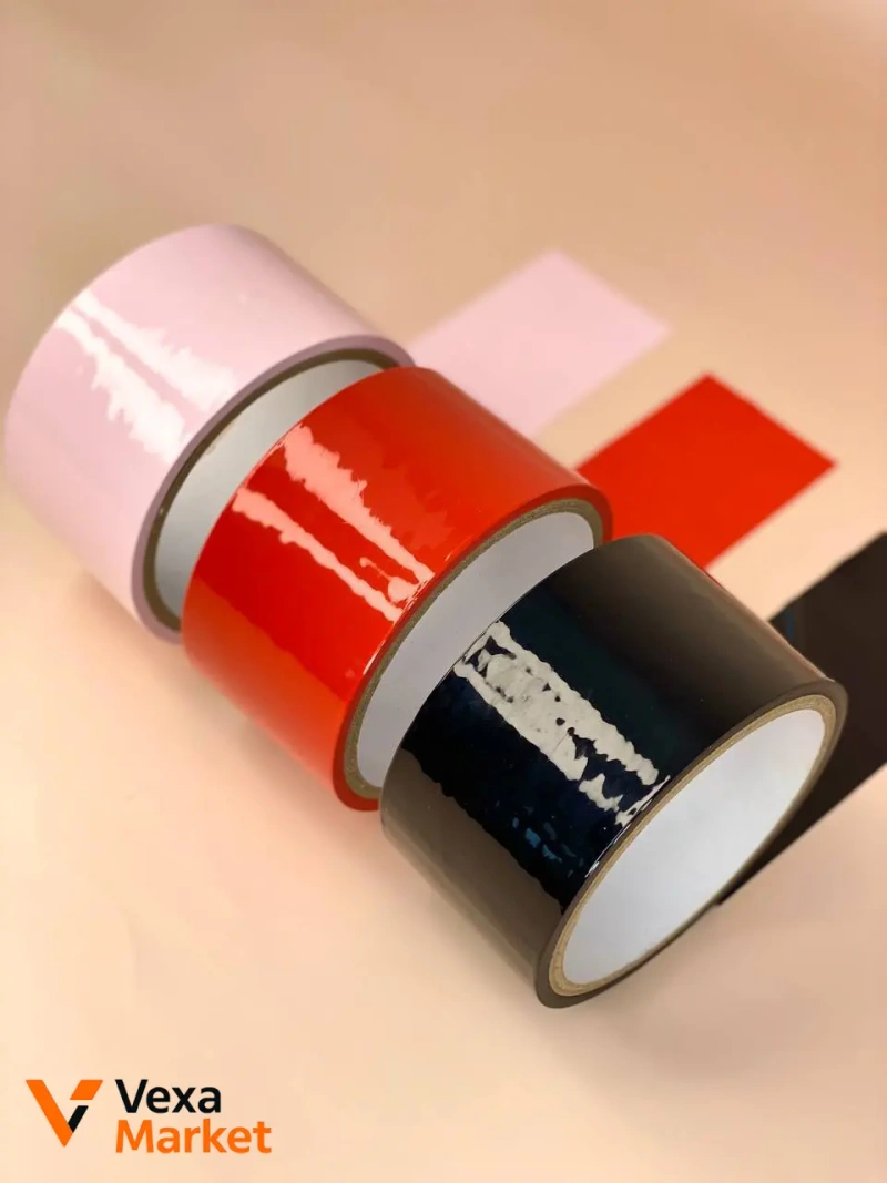 Бондажна стрічка для БДСМ-фіксації "Duct Tape" 5 см x 10 м ПВХ — фото 3