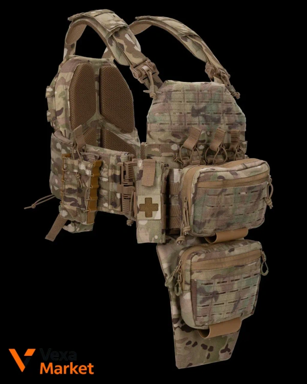 Комплект плитоноски з підсумками та аптечкою з Cordura 1000d