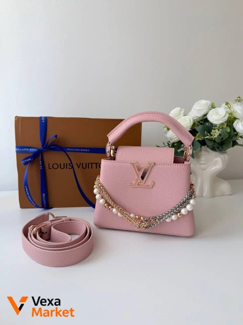 Louis Vuitton Cappucines ΡΠΎΠ·ΠΎΠ²Π°Ρ Π½Π°ΡΡΡΠ°Π»ΡΠ½Π°Ρ ΠΊΠΎΠΆΠ°