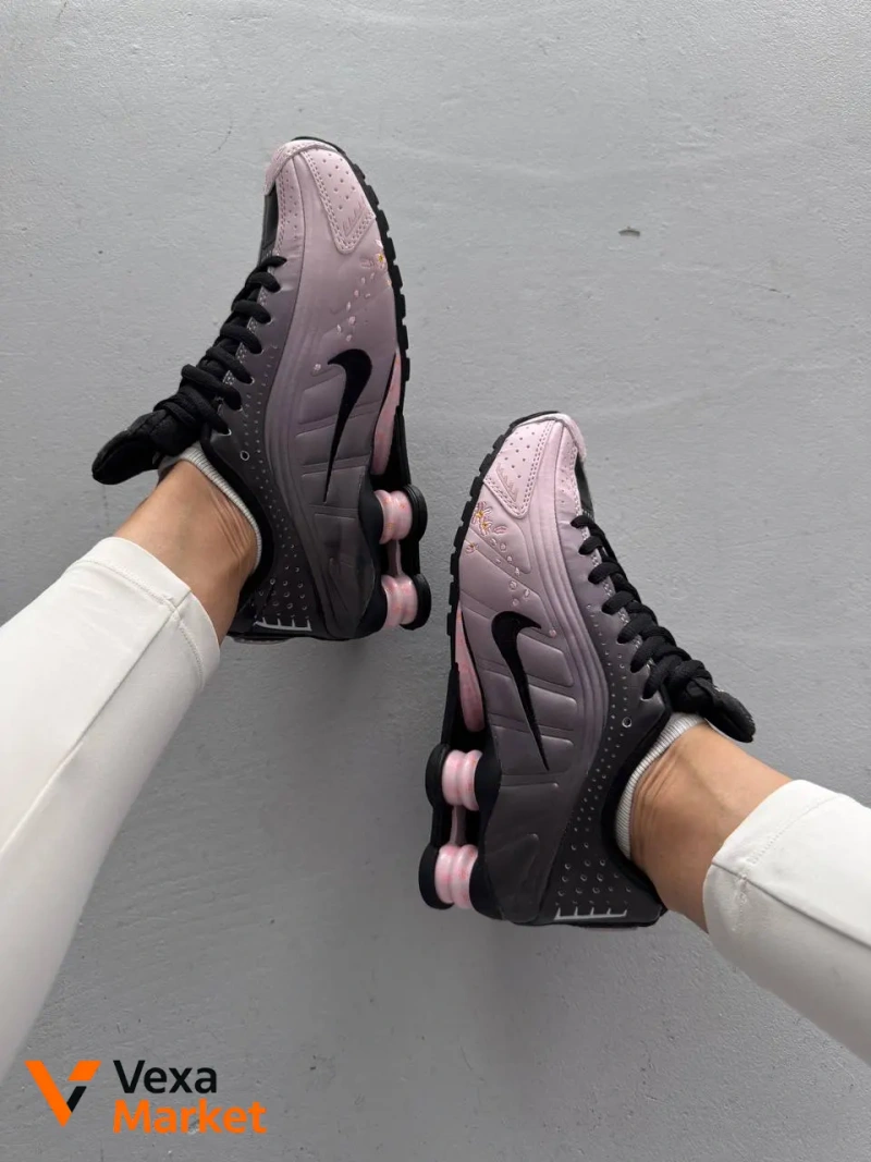 Nike Shox R4 Sakura женские кроссовки — фото 6